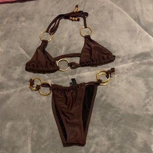 Lightly worn Poster Girl Dolls Kill Bikini